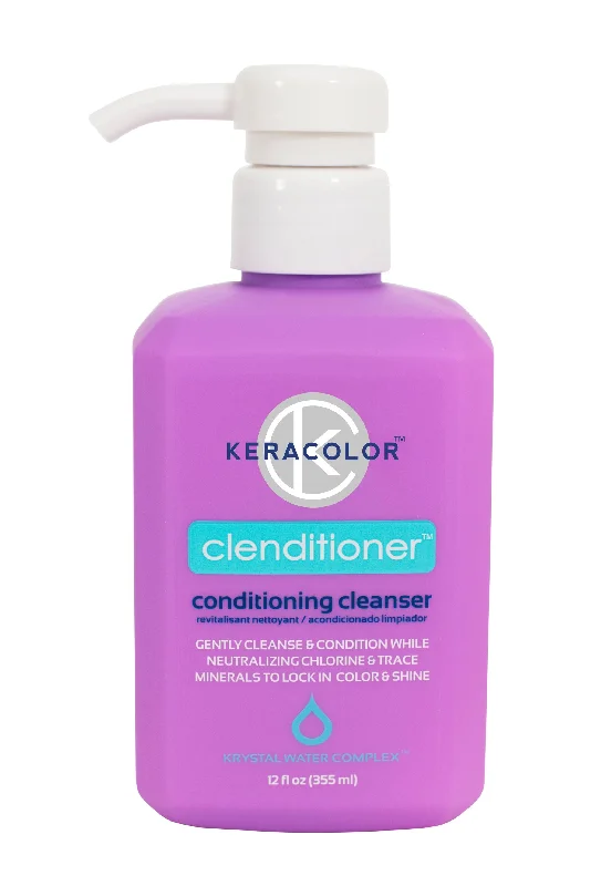 anti-frizz styling cream for smooth hair-Keracolor Clenditioner - 355ml