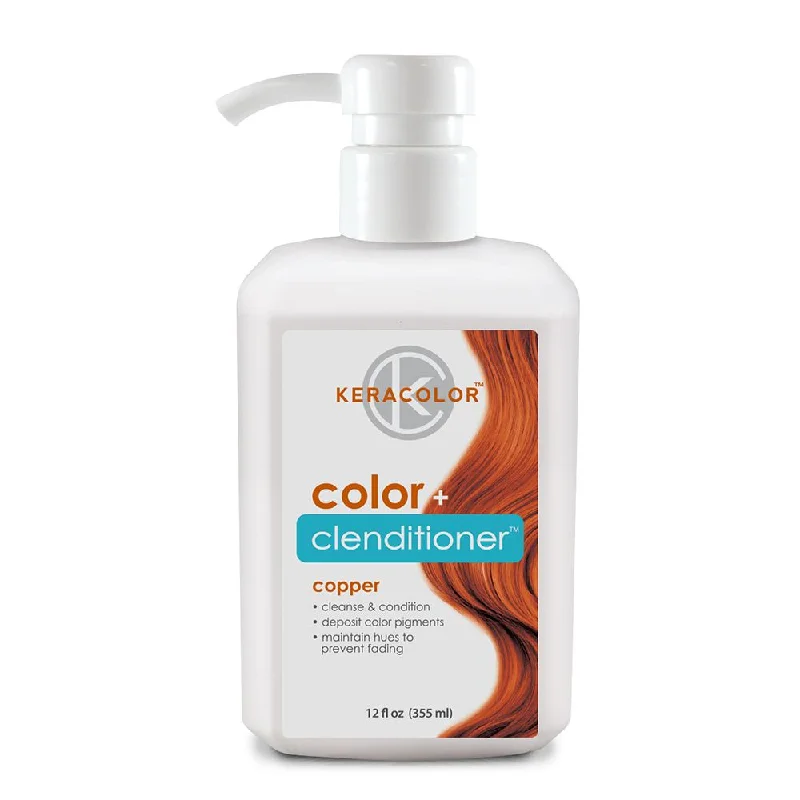 best hair care products for split ends-Keracolor Colour + Clenditioner Copper - 355ml