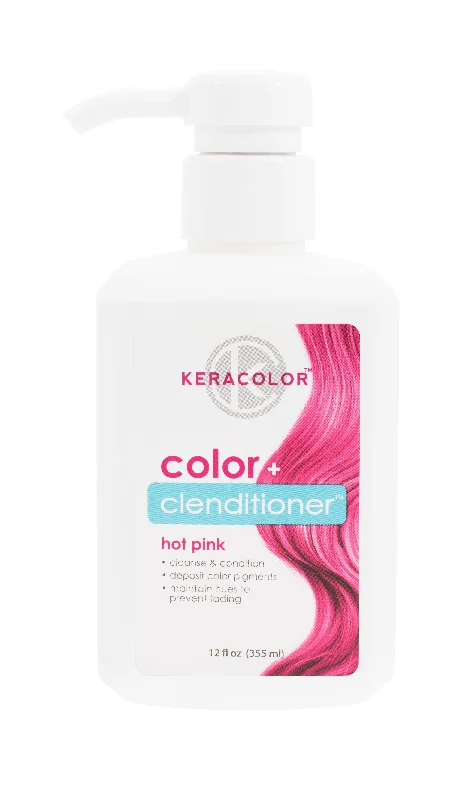 anti-hair loss conditioner for thinning hair-Keracolor Colour + Clenditioner Hot Pink - 355ml