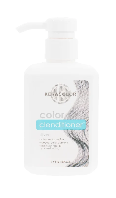 best oil for healthy scalp and hair growth-Keracolor Colour + Clenditioner Silver - 355ml