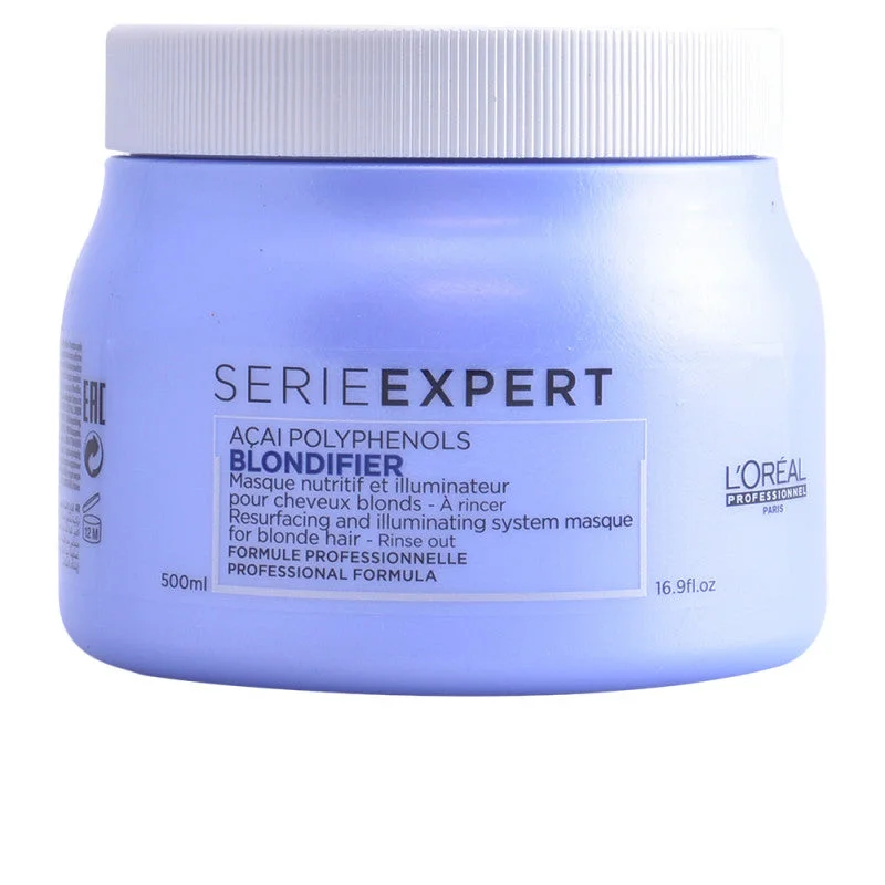 natural shampoo for soft, shiny hair-L'Oreal Serie Expert Acai Polyphenols Blondifier Masque