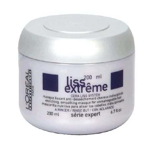 hair care routine for fast hair growth-L'Oreal  Series Expert Liss Extreme Smoothing Masque 6.7 oz