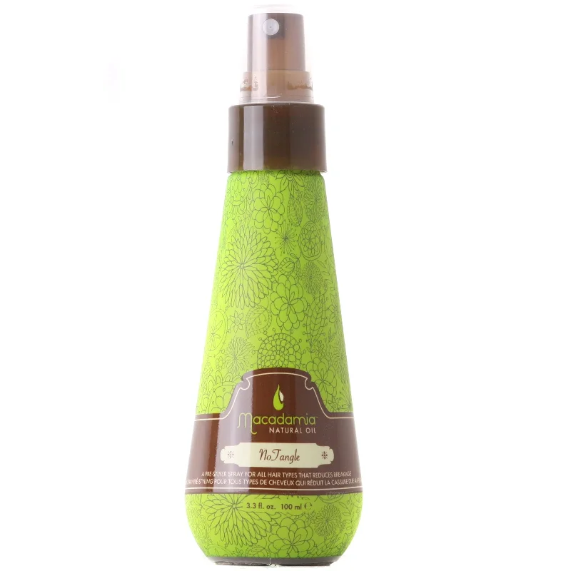 hair care for frizzy, unruly hair-Macadamia Oil No Tangle Pre-Styler Spray 3.3 oz