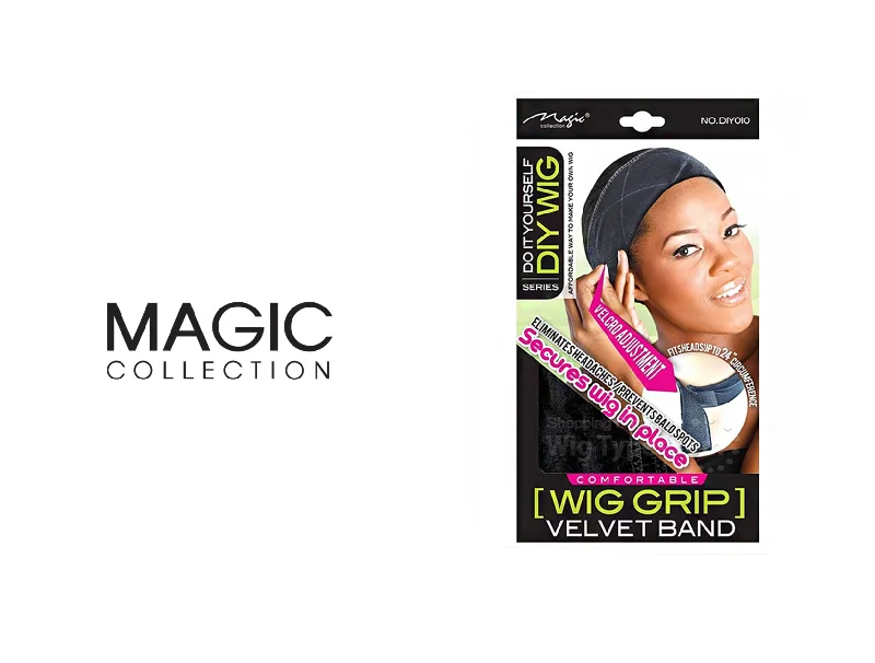 comfortable lace wigs for sensitive scalps -MAGIC COLLECTION VELVET WIG GRIP #DIY010