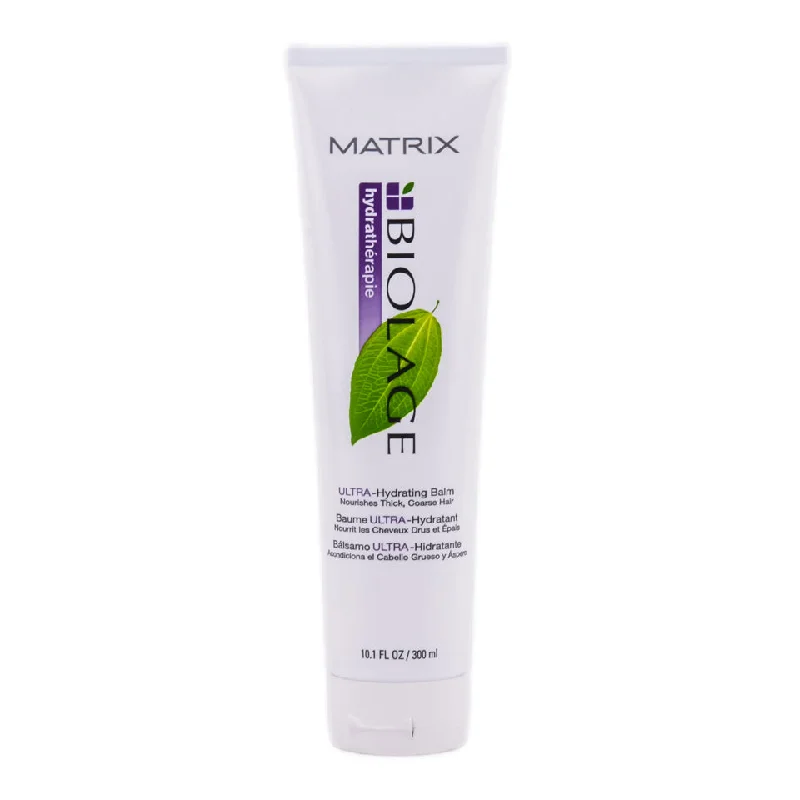 hydrating hair care for curly, frizzy hair-Matrix Biolage Ultra Hydrating Balm 10.1 OZ