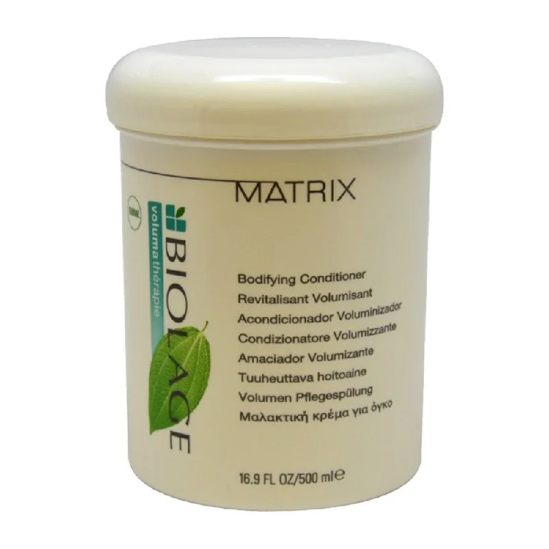 best treatment for dry, frizzy hair ends-Matrix Biolage Volumatherapie Bodifying Conditioner 16.9 oz