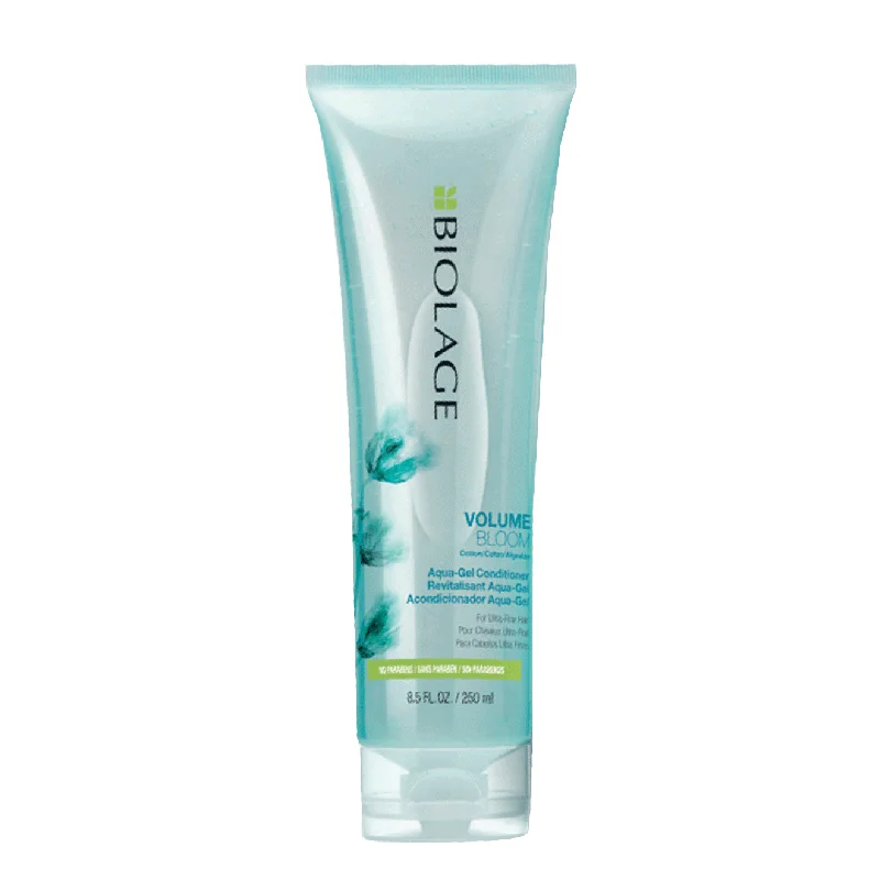 moisturizing spray for curly hair ends-Matrix Biolage Volume Bloom Aqua Gel Conditioner 8.5 oz