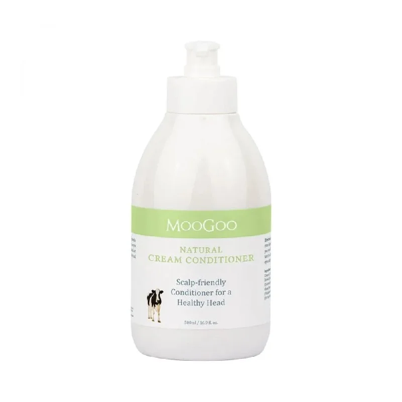 organic leave-in conditioner for frizzy ends-MooGoo Cream Conditioner