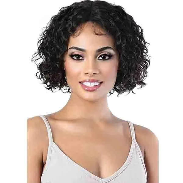 voluminous short wigs for fresh, fun looks -Motown Tress Persian 100% Virgin Remi Hair Swiss Lace Wig - HPLP KIST