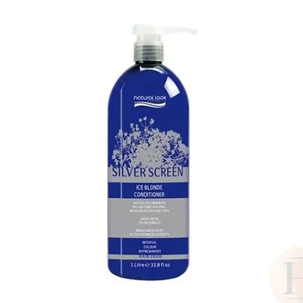 anti-frizz leave-in treatment for fine hair-Natural Look Hair Food Silver Screen Ice Blonde Conditioner 1L