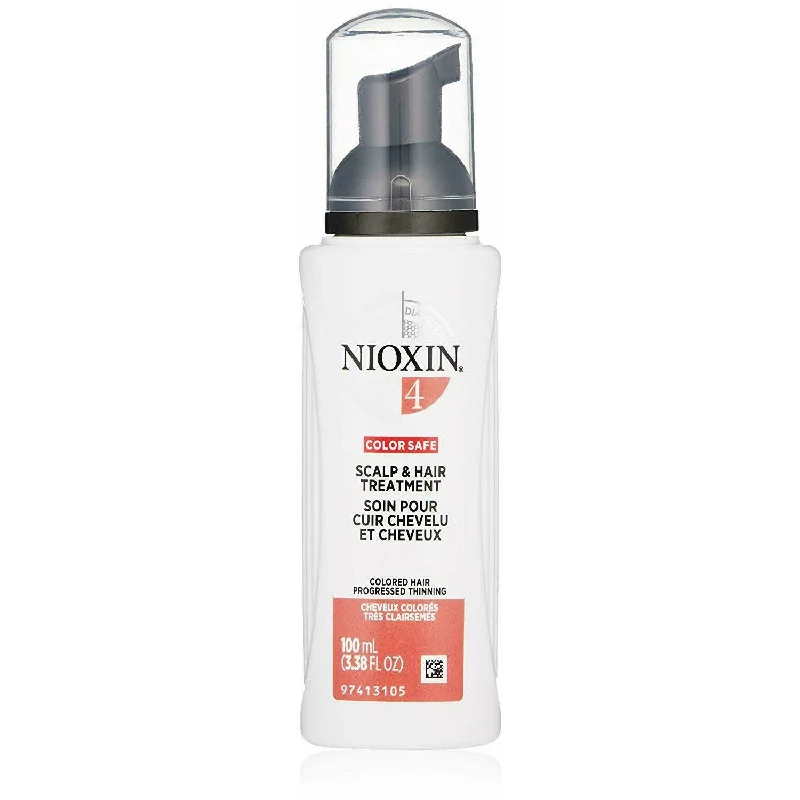 best treatments for curly hair repair-Nioxin Diameter System 4 Scalp and  Hair Treatment 100 ml / 3.38oz