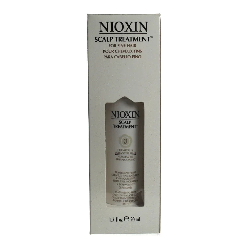 sulfate-free shampoo for curly, damaged hair-Nioxin System 3 Scalp Activating Treatment 1.7 oz