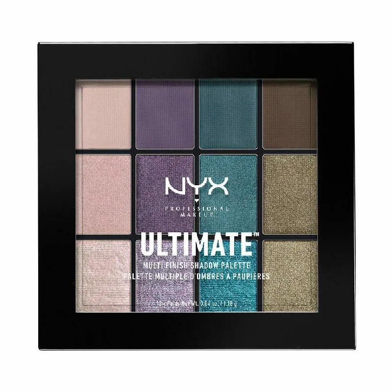 NYX MAKEUP Ultimate Multi-Finish Shadow, Eyeshadow Palette  Smoke Screen SUSP07