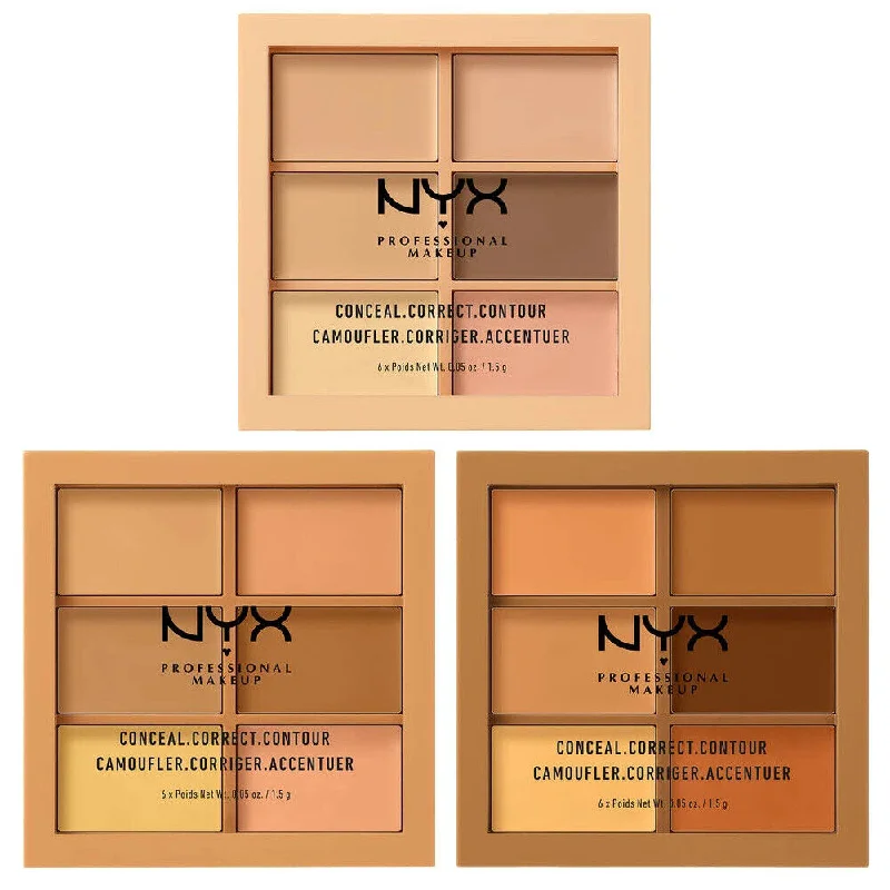 NYX PROFESSIONAL MAKEUP Conceal, Correct, Contour Palette 3CPO Choose Color