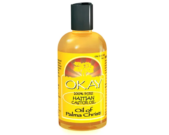 OKAY 100% Pure Haitian Castor Oil 4 oz,118ML