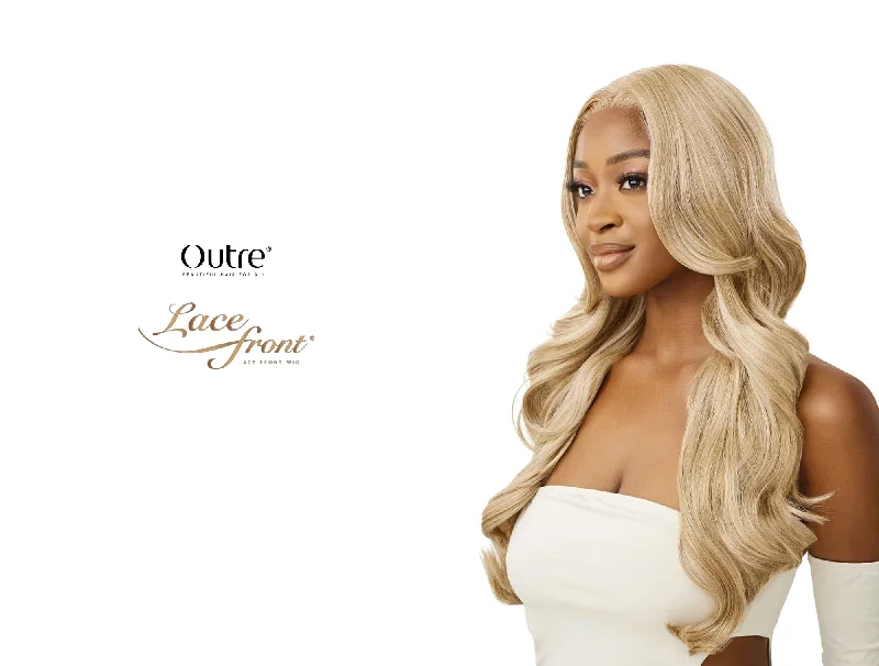 natural curly wigs for a soft and defined texture -OUTRE LACE FRONT WIG - IRENA