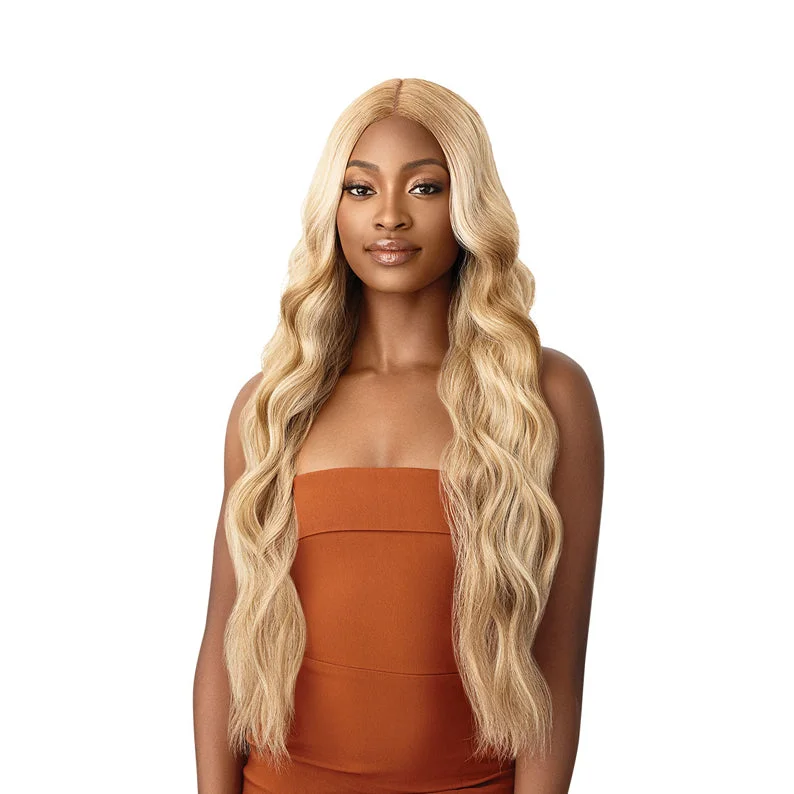 medium-length curly wigs for natural texture -OUTRE Lace Front Wig - KARRINGTON 30"