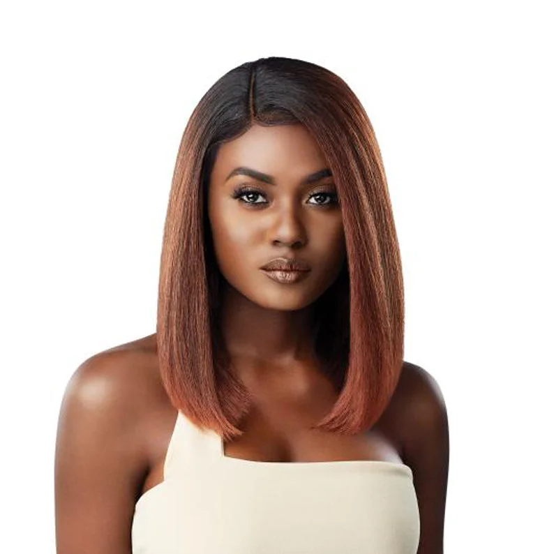 voluminous straight wigs for a sleek and polished style -OUTRE Melted-Hairline Lace Front Wig BREANNE