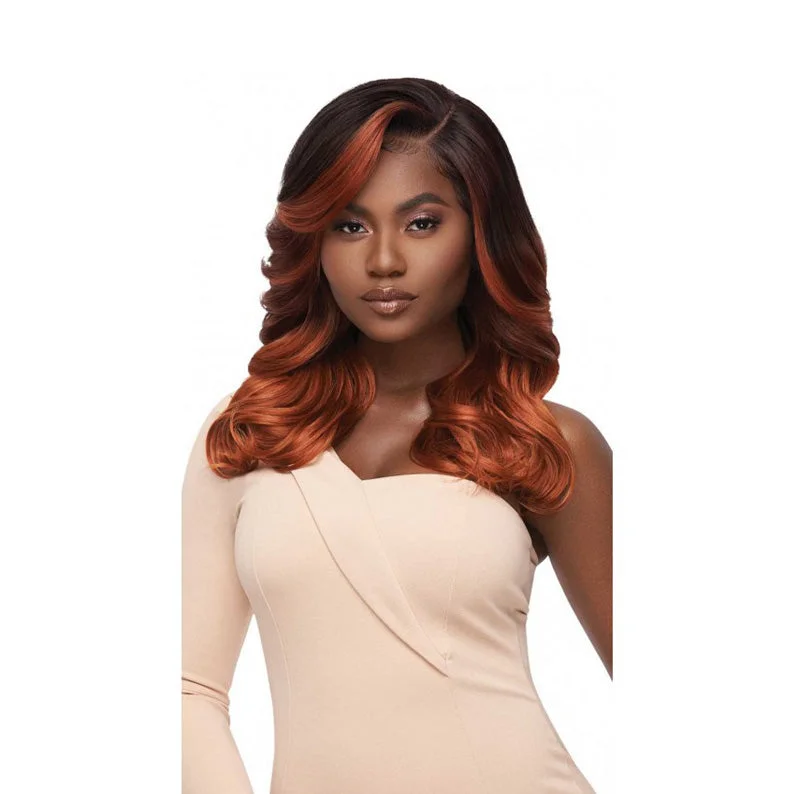 voluminous wavy wigs for beachy, carefree vibes -OUTRE Melted Hairline Lace Front Wig DIVINE