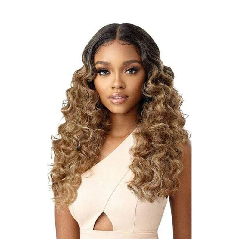 stylish wigs for women with different face shapes -OUTRE Melted Hairline Lace Front Wig FABIOLA