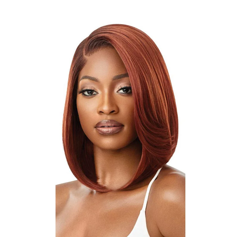 medium-length curly wigs for easy, stylish wear -OUTRE Melted Hairline Lace Front Wig MYRANDA