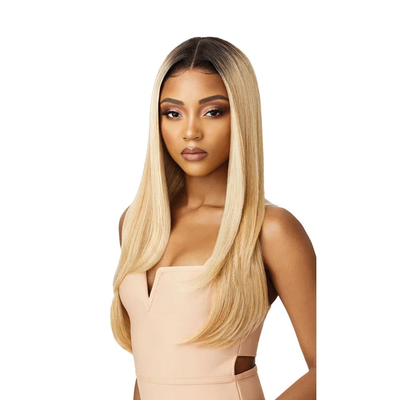 trendy medium-length wigs for versatile, fashionable looks -OUTRE Melted Hairline Swiss Lace Front Wig AALIYAH