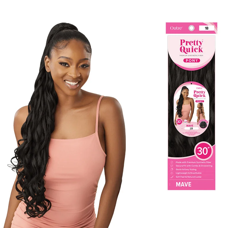 high-quality wigs for everyday wear and comfort -OUTRE Pretty Quick Pony MAVE