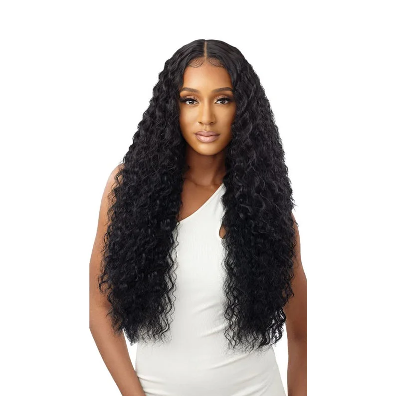 voluminous straight wigs for sleek, full hair -OUTRE SleekLay Part Lace Front Wig - DONATELLA