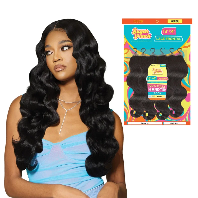 voluminous pixie wigs for a chic, modern appearance -OUTRE Sugar Punch 13X4 HD Body Lace Closure 12"