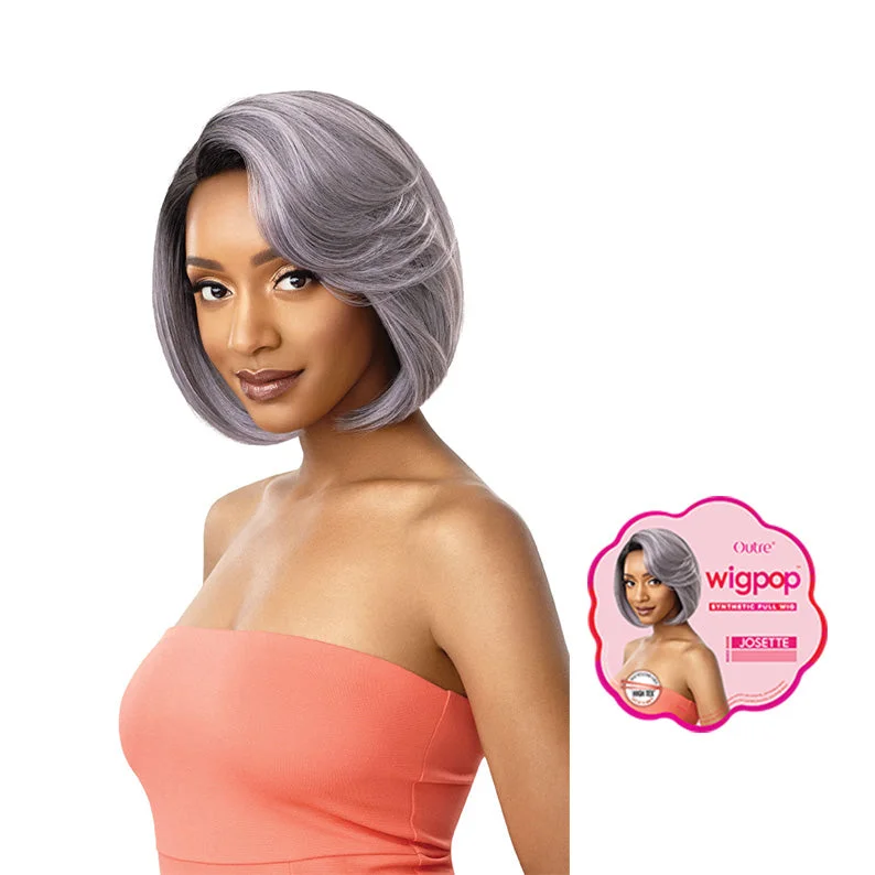 trendy medium-length wigs for a chic appearance -OUTRE Wigpop Full Wig - JOSETTE