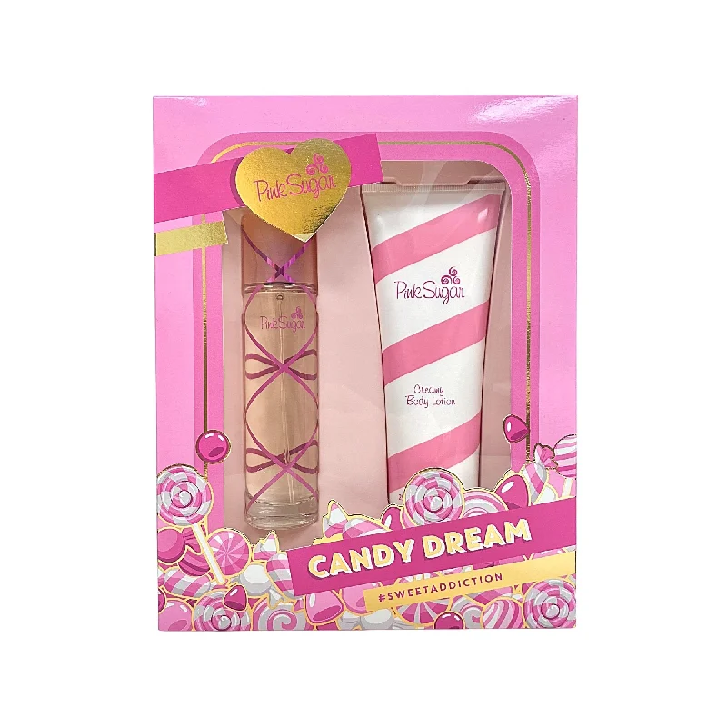 Pink Sugar Sweet Addiction Gift Set 3.4 oz EDT Women 2 Piece