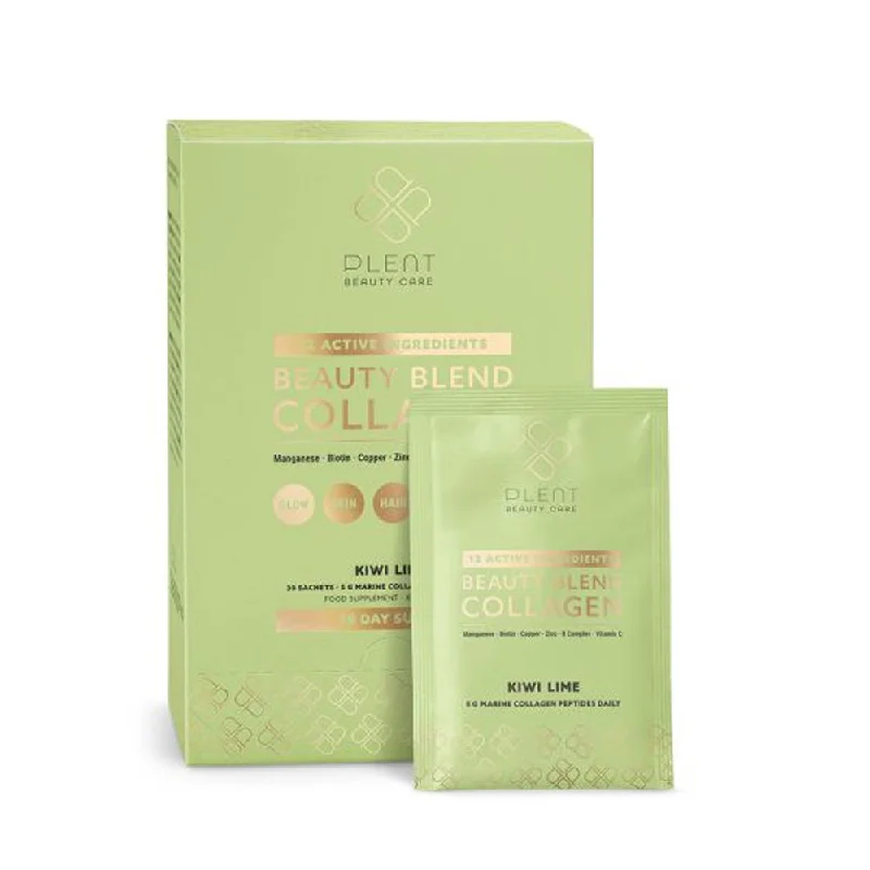 Plent Beauty Blend Collagen Kiwi Lime Sachets