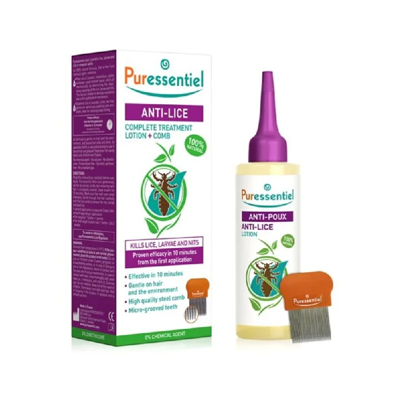 Puressentiel Anti-Lice Complete Treatment Lotion & Comb