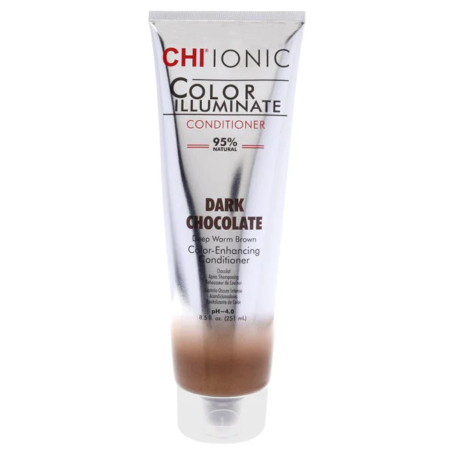 thickening shampoo for thin, flat hair-CHI Ionic Color Illuminate Conditioner - Dark Chocolate by CHI for Unisex - 8.5 oz Conditioner