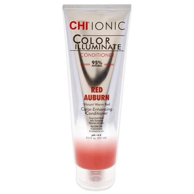 keratin treatment for smooth, shiny hair-CHI Ionic Color Illuminate Conditioner - Red Auburn by CHI for Unisex - 8.5 oz Hair Color