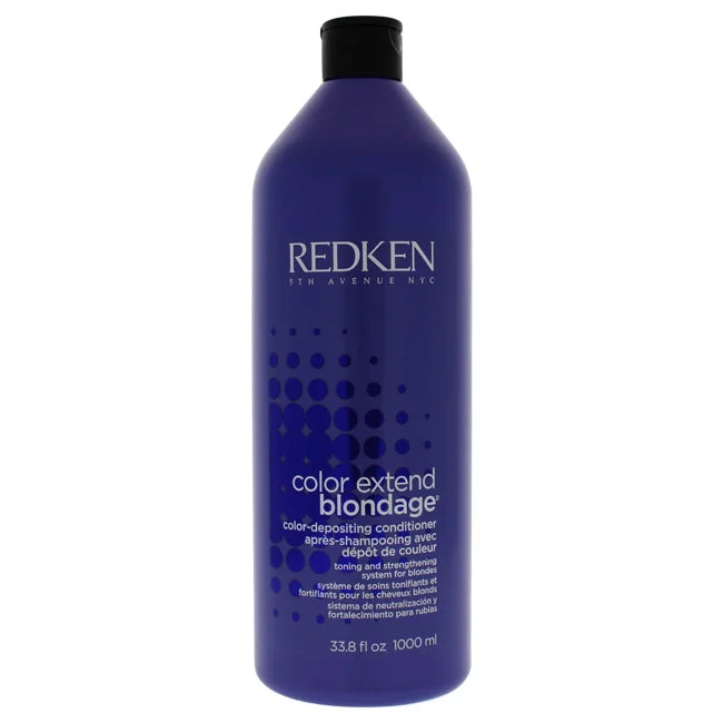 organic products for frizzy hair control-Redken Color Extend Blondage Color Depositing Conditioner by Redken for Unisex - 33.8 oz Conditioner