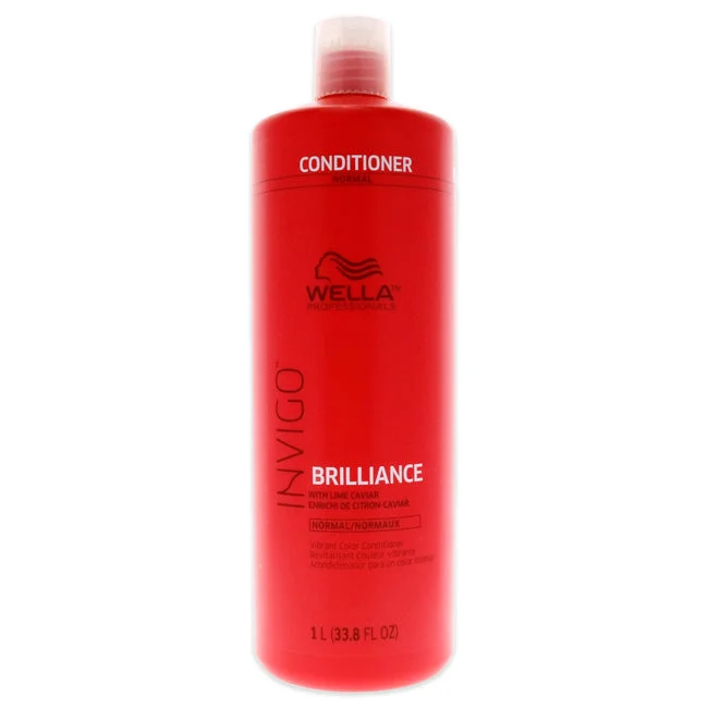 anti-frizz serum for fine, wavy hair-Wella Invigo Brilliance Conditioner For Normal Hair by Wella for Unisex - 33.8 oz Conditioner