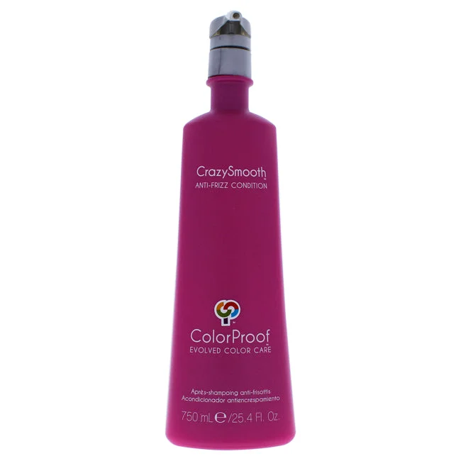 hair care routine for damaged, dry hair-ColorProof CrazySmooth Anti-Frizz Condition by ColorProof for Unisex - 25.4 oz Conditioner