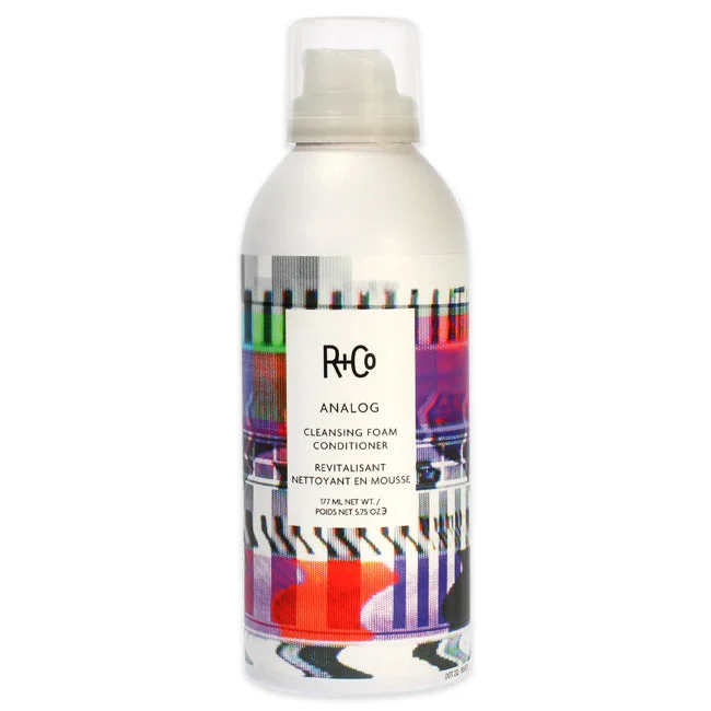 deep repair hair mask for damaged hair-R+Co Analog Cleansing Foam Conditioner by R+Co for Unisex - 5.75 oz Conditioner