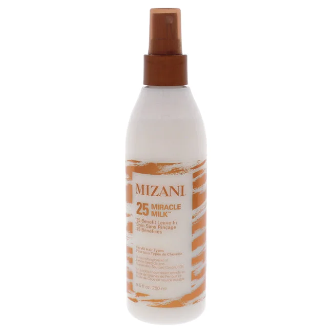 nourishing serum for curly hair growth-Mizani 25 Miracle Milk Leave-In Conditioner by Mizani for Unisex - 8.5 oz Conditioner