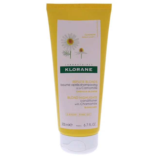 moisturizing mask for soft, shiny hair-Klorane Blond Highlights Conditioner with Chamomile by Klorane for Women - 6.7 oz Conditioner