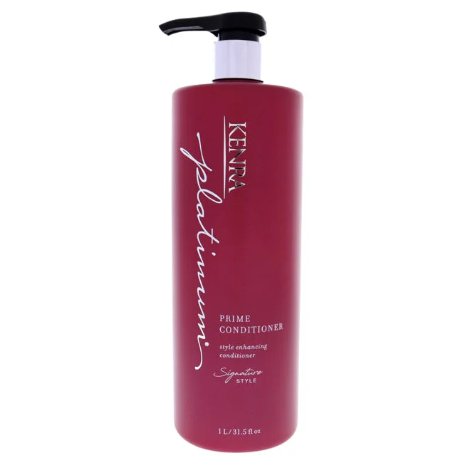 leave-in conditioner for damaged curly hair-Kenra Platinun Signature Style Prime Conditioner by Kenra for Unisex - 31.5 oz Conditioner