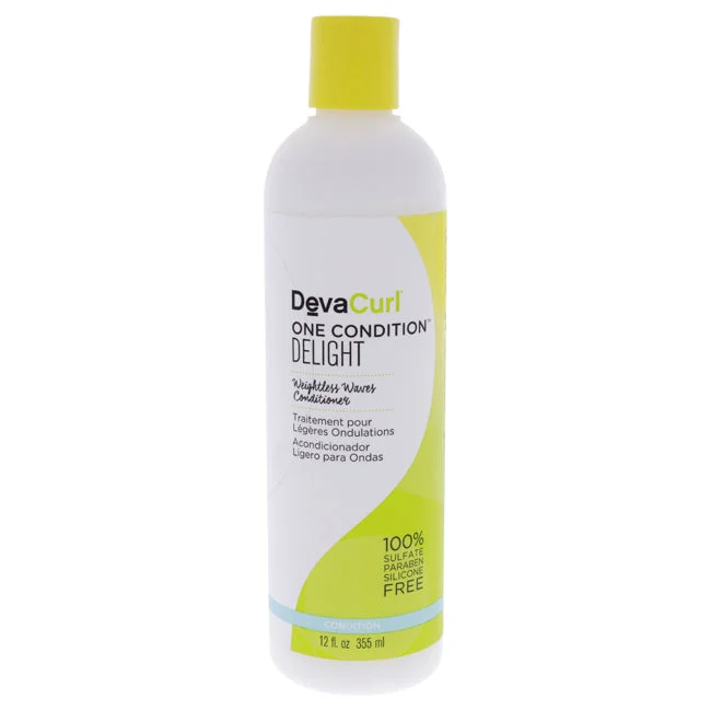 organic conditioner for curly, dry hair-DevaCurl One Condition Delight Conditioner by DevaCurl for Women - 12 oz Conditioner