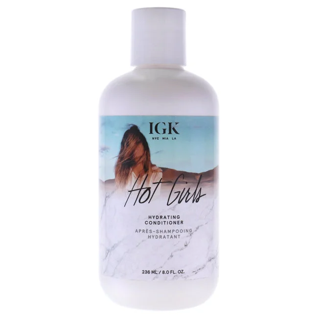 hair care for healthy scalp and growth-IGK Hot Girls Hydrating Conditioner by IGK for Unisex - 8 oz Conditioner