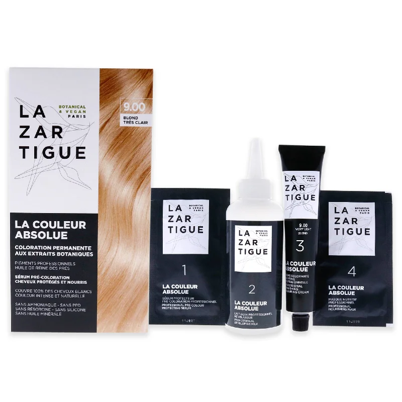 hair growth oil for stimulating hair follicles-Lazartigue La Couleur Absolue Permanent Haircolor - 9.00 Very Light Blonde by Lazartigue for Unisex - 1 Application Hair Color