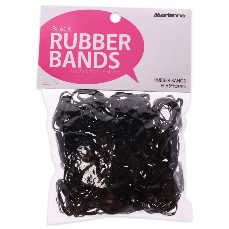 best deep repair serum for split ends-Marianna Rubber Bands - Black by Marianna for Women - 250 Count Hair Tie