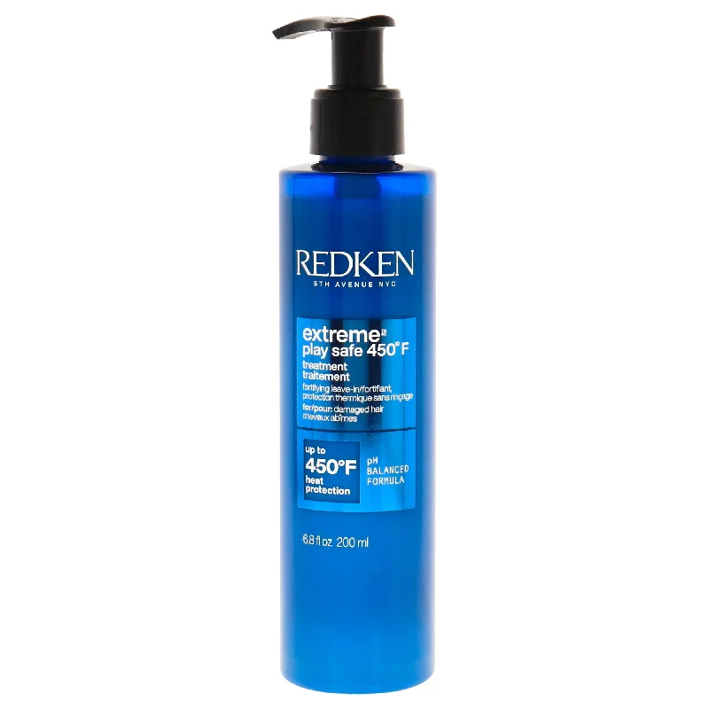 hair care for coarse, thick curly hair-Redken Extreme Play Safe 450F-NP by Redken for Unisex - 6.8 oz Treatment