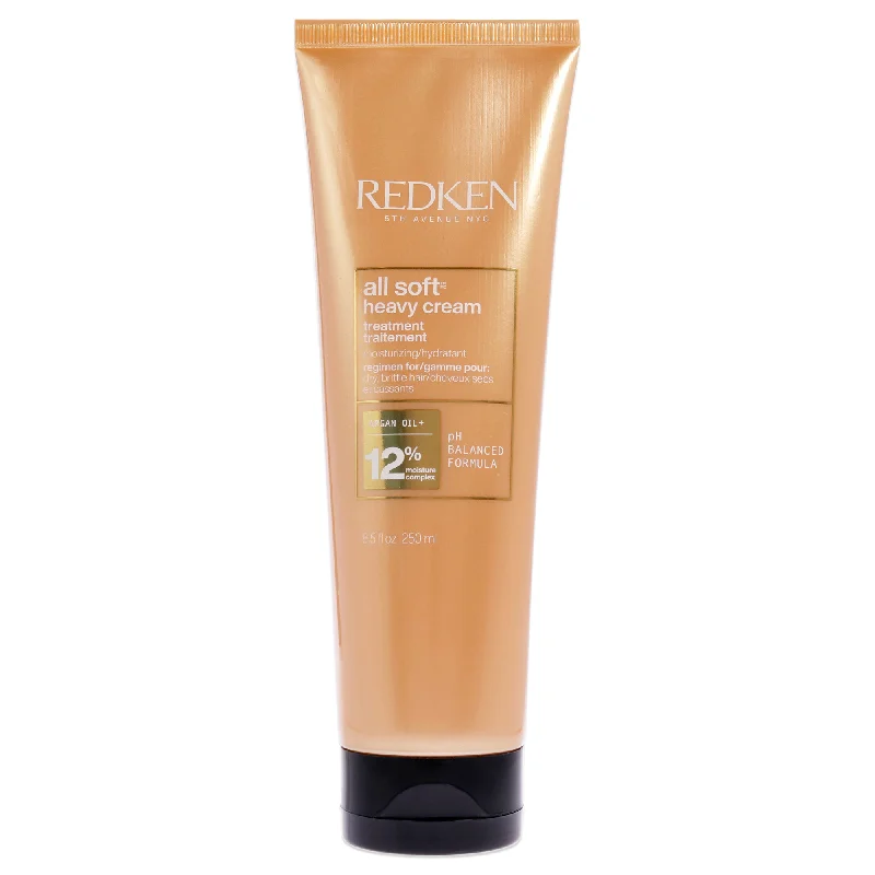 hair serum for damaged, dry ends-Redken All Soft Heavy Cream Treatment-NP by Redken for Unisex - 8.5 oz Cream