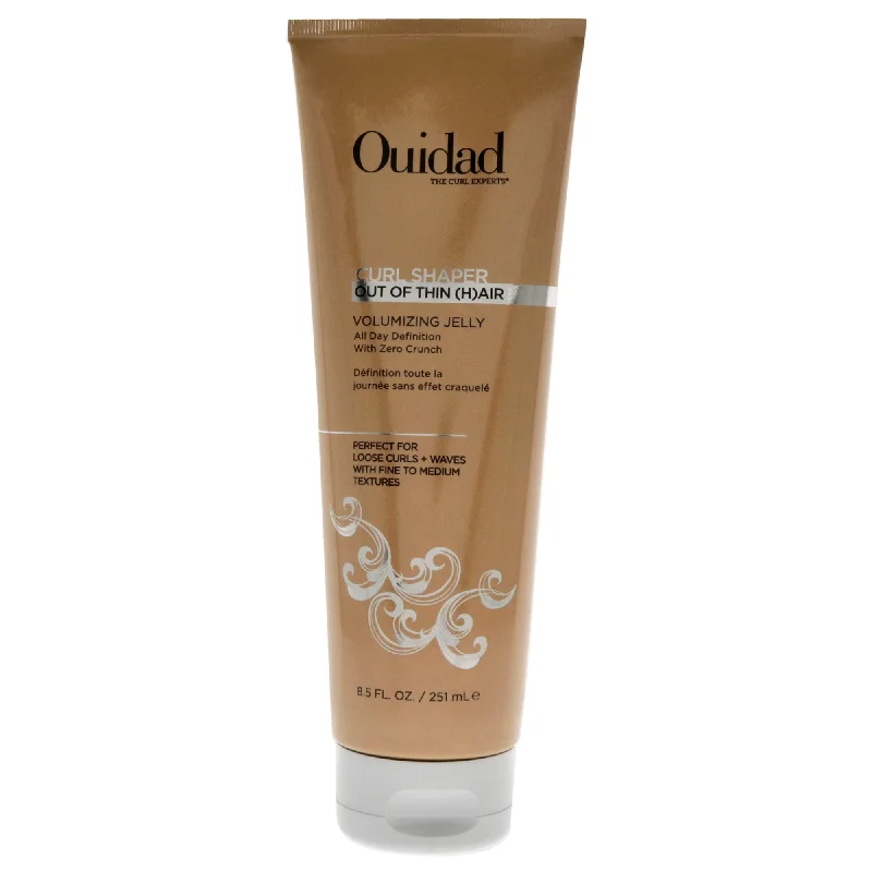 best shampoo for hair thinning and loss-Ouidad Curl Shaper Out of Thin Hair Volumizing Jelly by Ouidad for Unisex - 8.5 oz Jelly