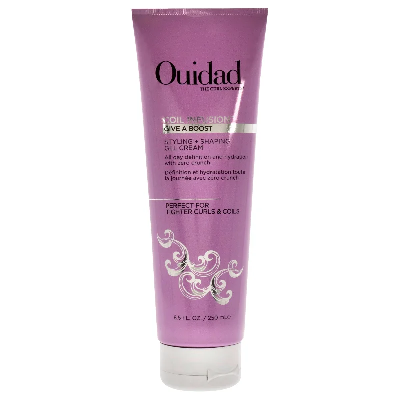 best leave-in conditioner for frizzy hair-Ouidad Coil Infusion Give A Boost Styling Plus Shaping Gel Cream by Ouidad for Unisex - 8.5 oz Cream